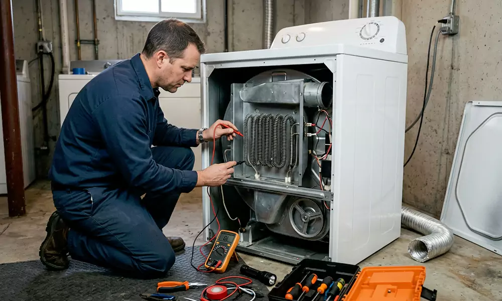 Dryer Not Heating Repair in Torrington, CT