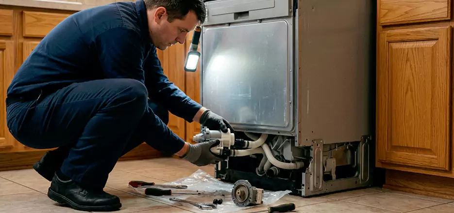 Dishwasher Drain Hose Repair in Torrington