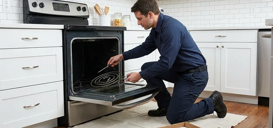 Oven Lower Heating Element Replacement in Torrington