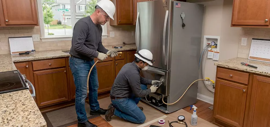 Propane Refrigerator Installation in Torrington